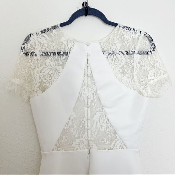 Chi Chi London Meara High Low Wedding Rehearsal Dress - Picture 5 of 10